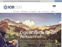 Tablet Screenshot of icecon.se